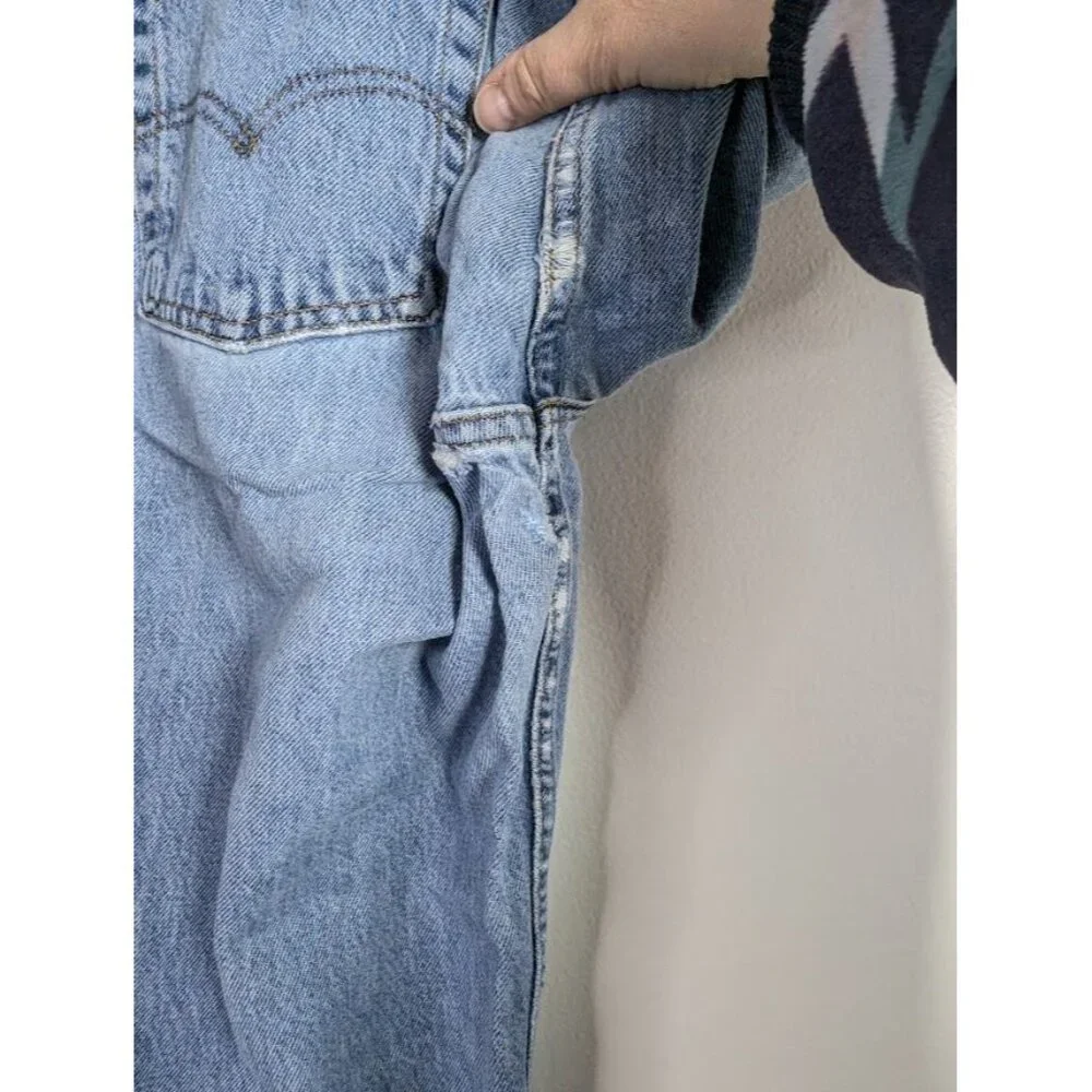 Vintage 90s Levi's 521‎ Jeans Size 10 Long Taper Fit Tapered Leg Denim 28x31 USA